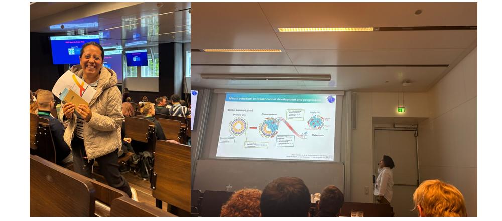 Victoria Levario-Diaz giving a presentation at Innsbruck 2025